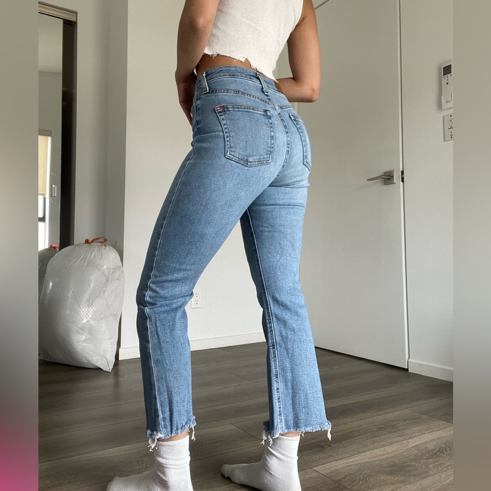 [SOLD] bdg urban outfitters light wash cutoff flair denim